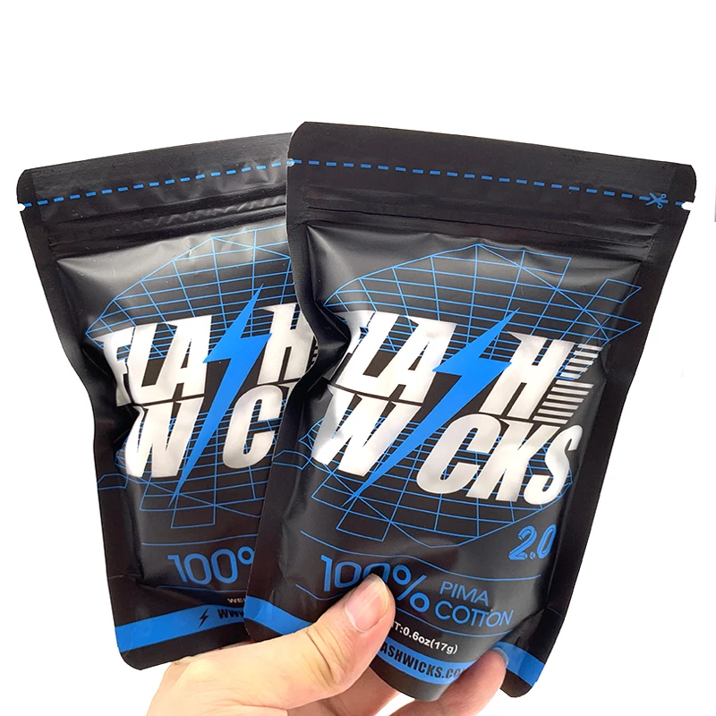 Vape Accessory - Vmiss Flash Wicks PIMA Organic Cotton