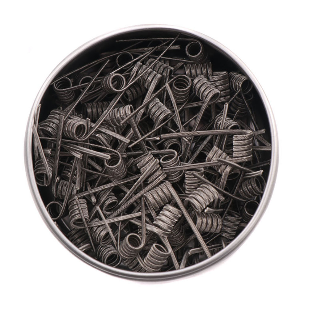 NEW XFKM 100PCS/box NI80/A1/SS - Clapton Wire Pre Built 리뷰 및 가격