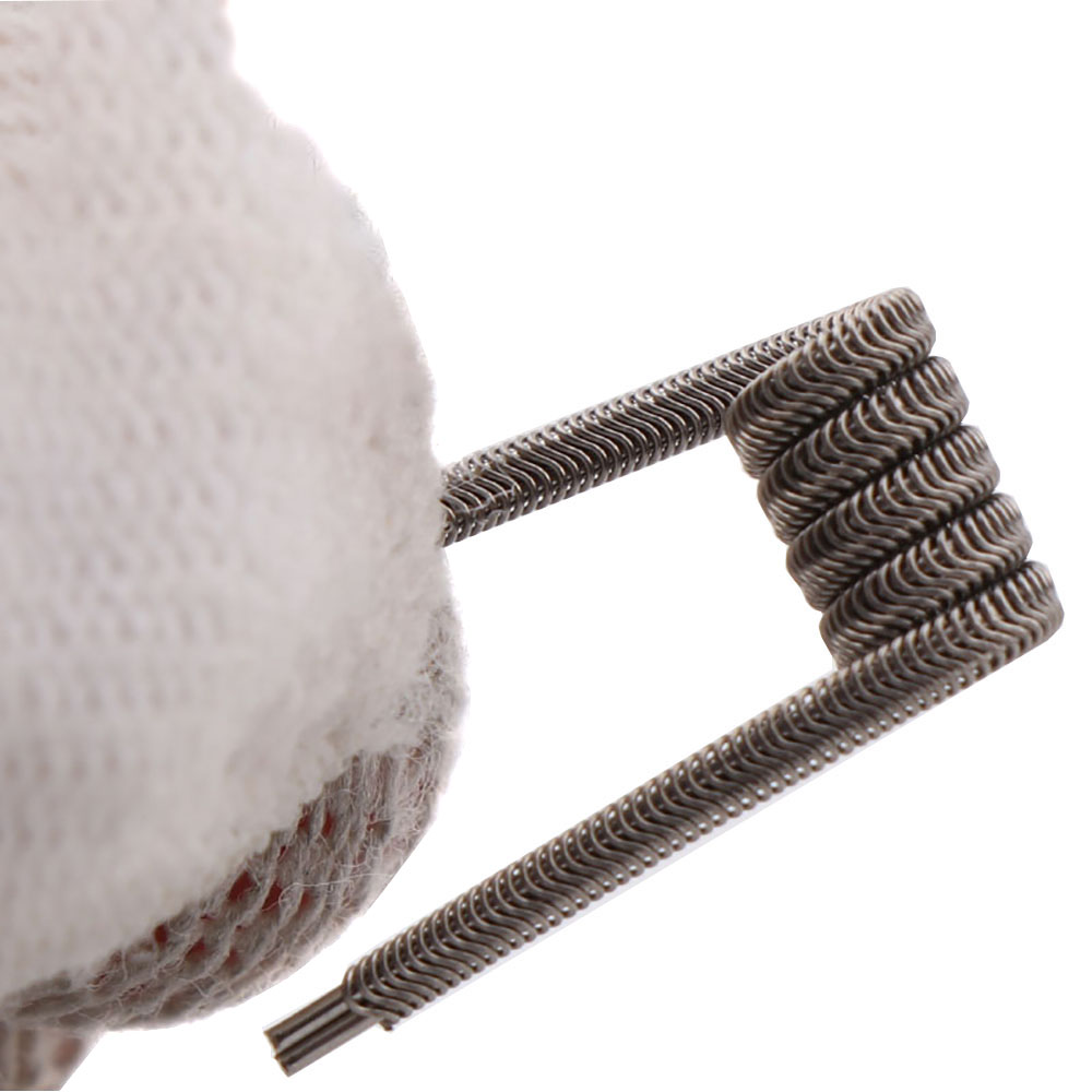 NEW XFKM 100PCS/box NI80/A1/SS - Clapton Wire Pre Built 리뷰 및 가격