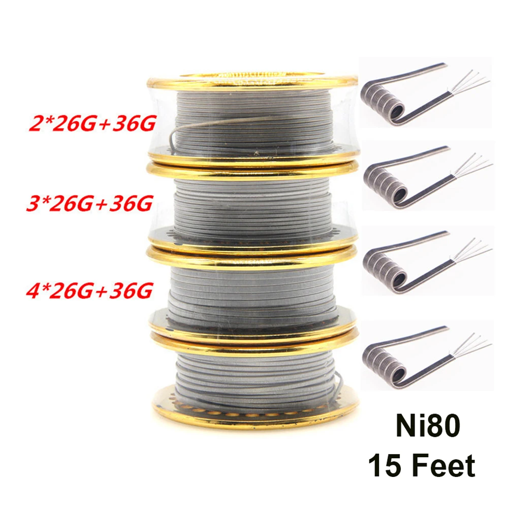 Ni80 Wire Clapton Fused Double - Clapton Wire Pre Built 리뷰 및 가격