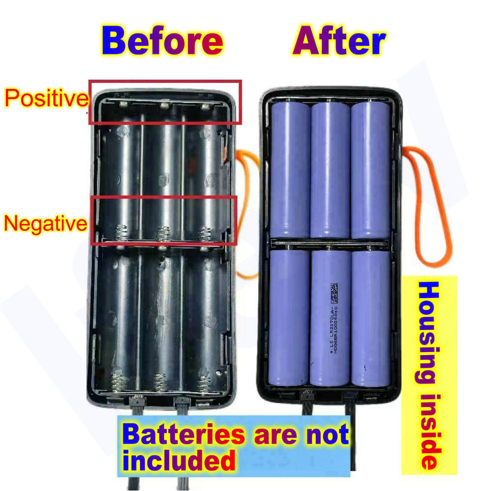 21700  Battery Case Power Bank - Battery Case Storage 리뷰 및 가격