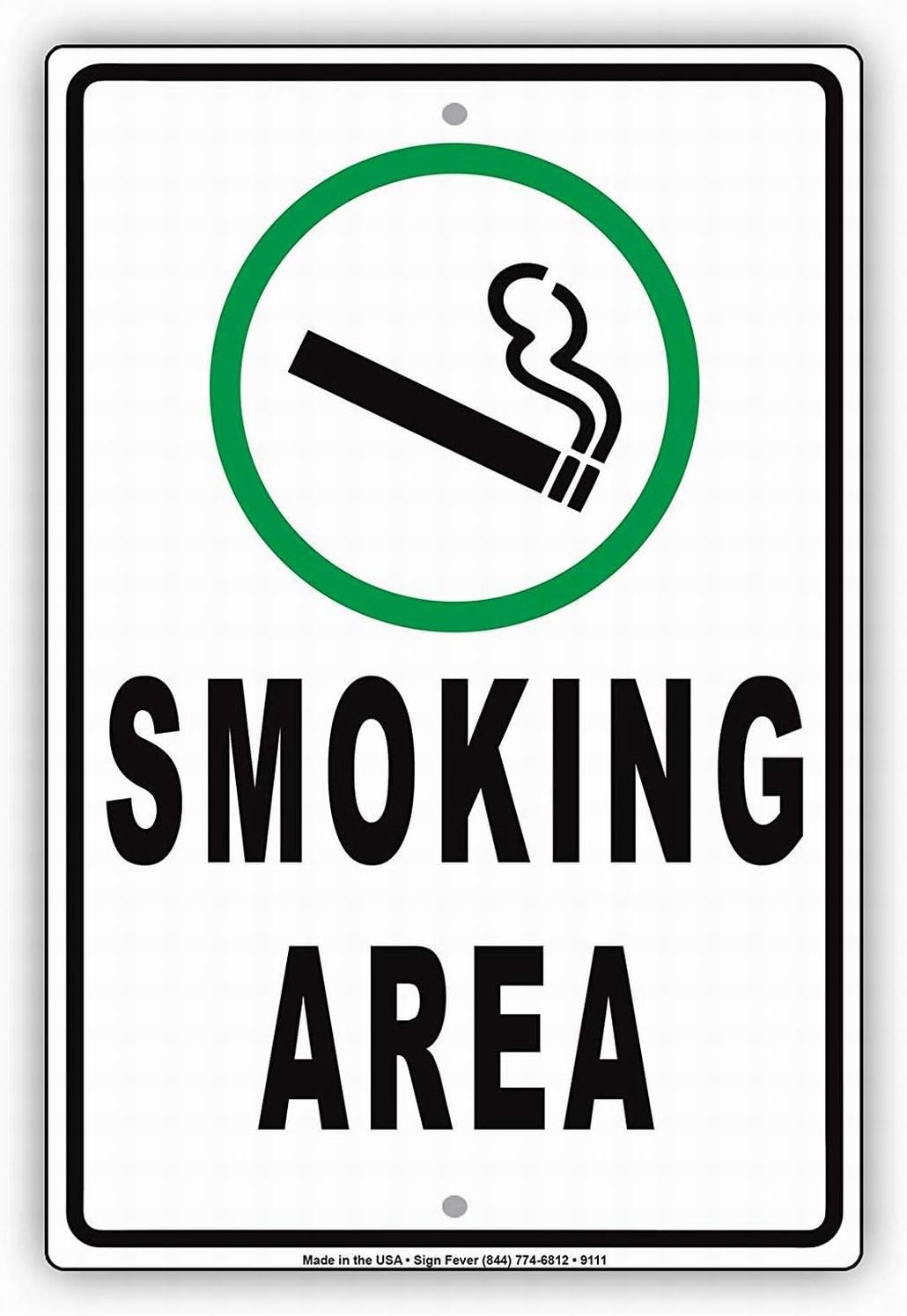 Safety Sign 12x16 Smoking Vapi - Vaping Store 리뷰 및 가격