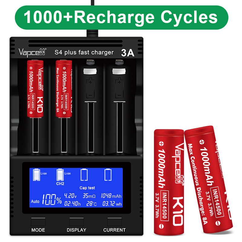 1-20PCS Original Vapcell K10 1 - Vape Battery 18650 리뷰 및 가격