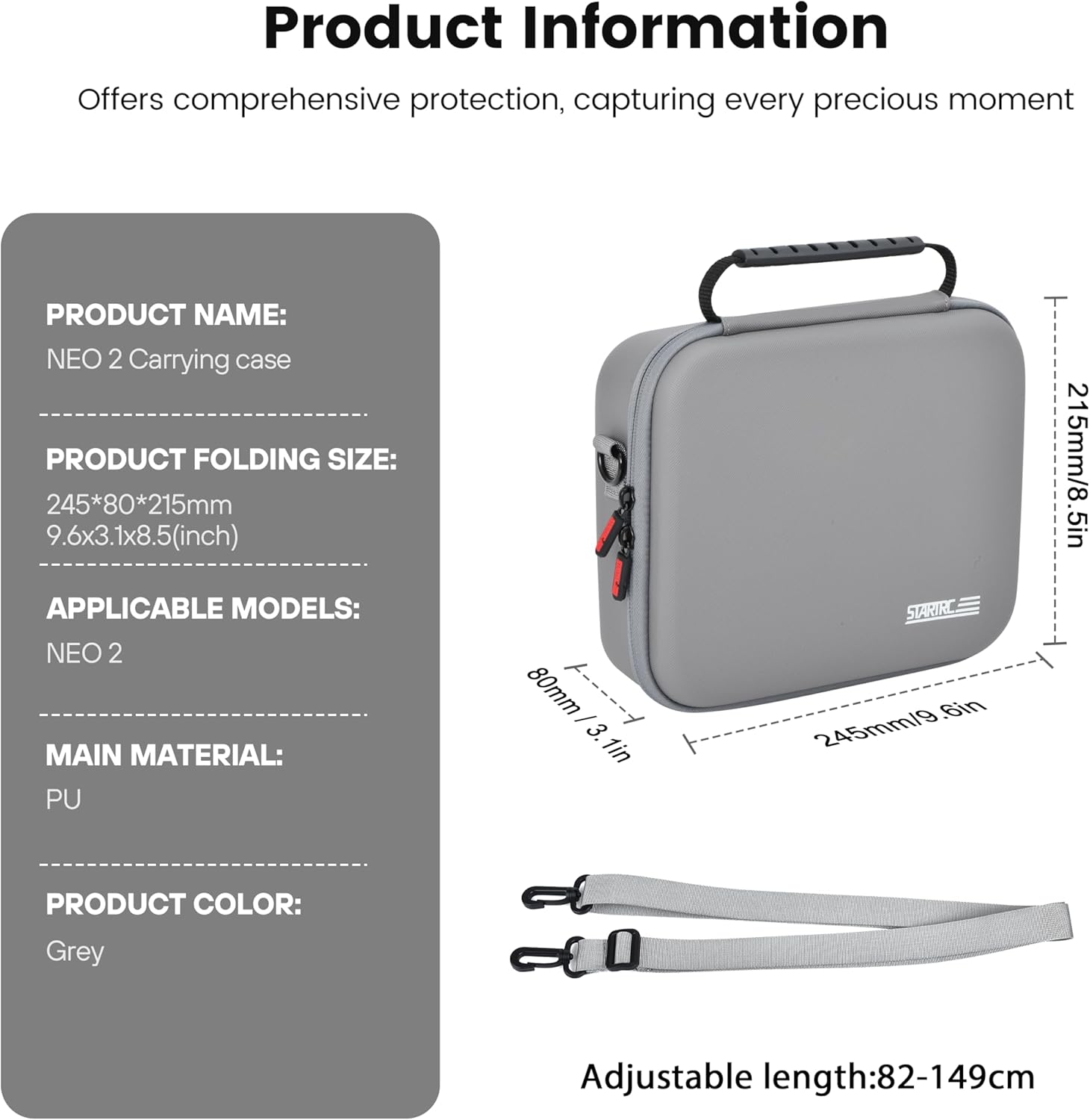 STARTRC Neo 2 Portable PU Shou - Battery Case Storage 리뷰 및 가격