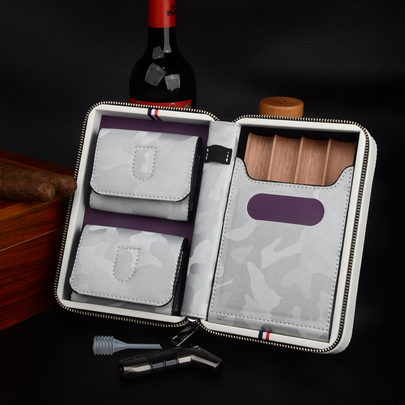 Travel Cigar Case Leather Ciga - Vape Ring 리뷰 및 가격