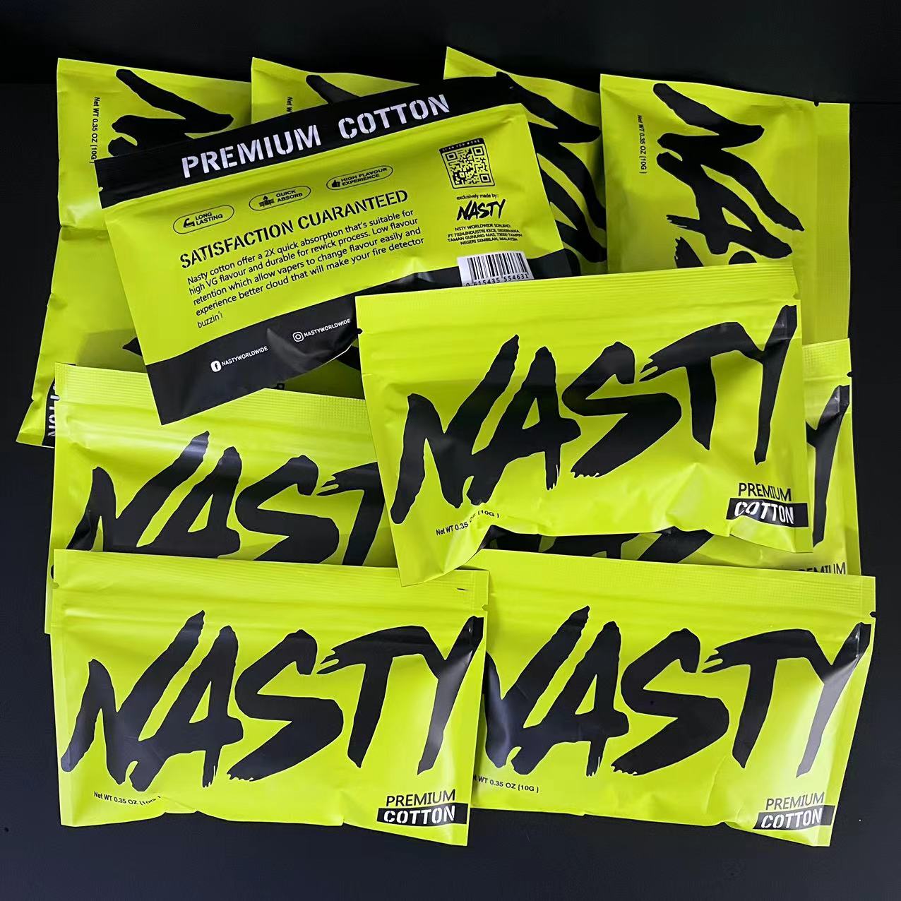 10/5 x Bag NASTY Cotton Long F - Cotton Wick Organic 리뷰 및 가격
