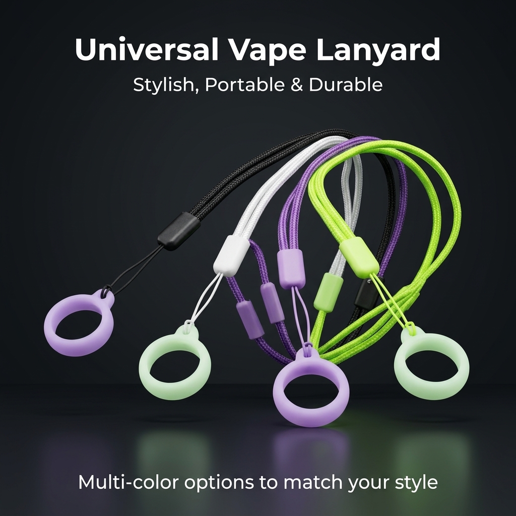 Multi-Color E-cigarette Lanyar - Vape Band Silicone 리뷰 및 가격