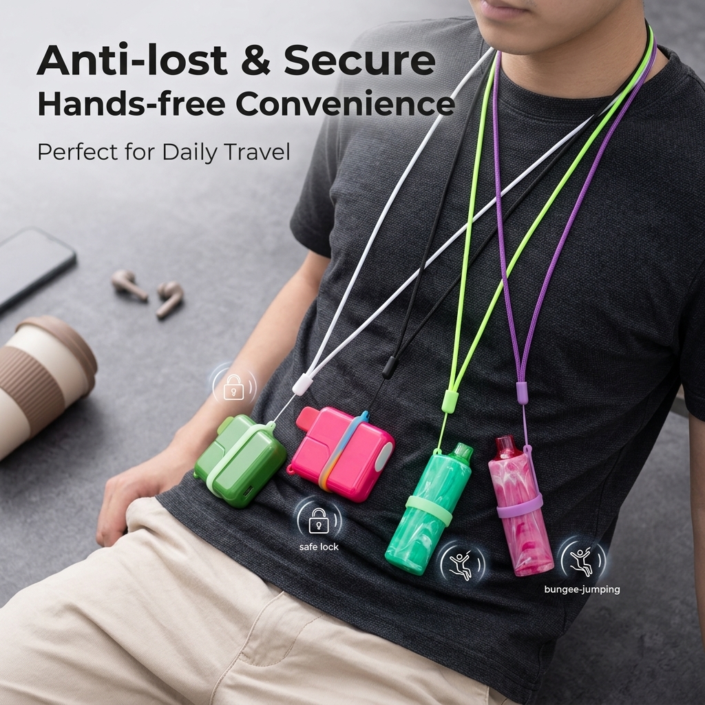 Multi-Color E-cigarette Lanyar - Vape Band Silicone 리뷰 및 가격