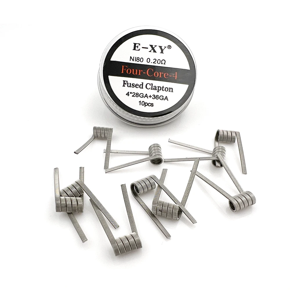 10pcs/box Ni80 Prebuilt Coil 2 - Vape Accessory 리뷰 및 가격