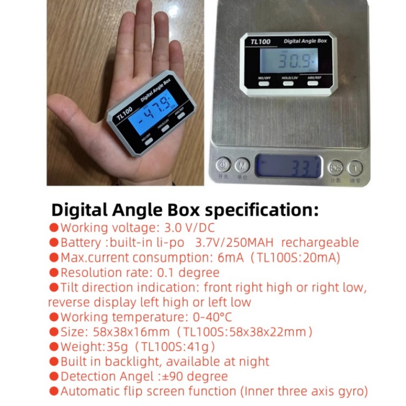 Horizontal Angle Meter Protrac - Battery Case Storage 리뷰 및 가격