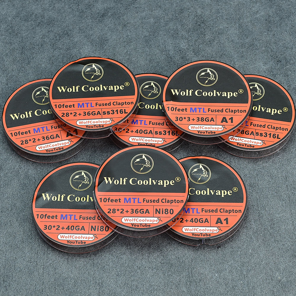 10Feet NI80/A1/SS316L MTL Fuse - Clapton Wire Pre Built 리뷰 및 가격