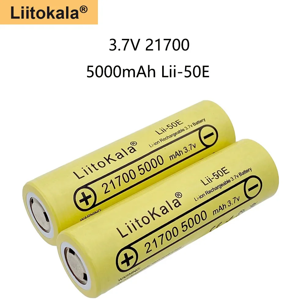 Lii-50E 3.7V 21700 LiitoKala 5 - Vape Battery 18650 리뷰 및 가격