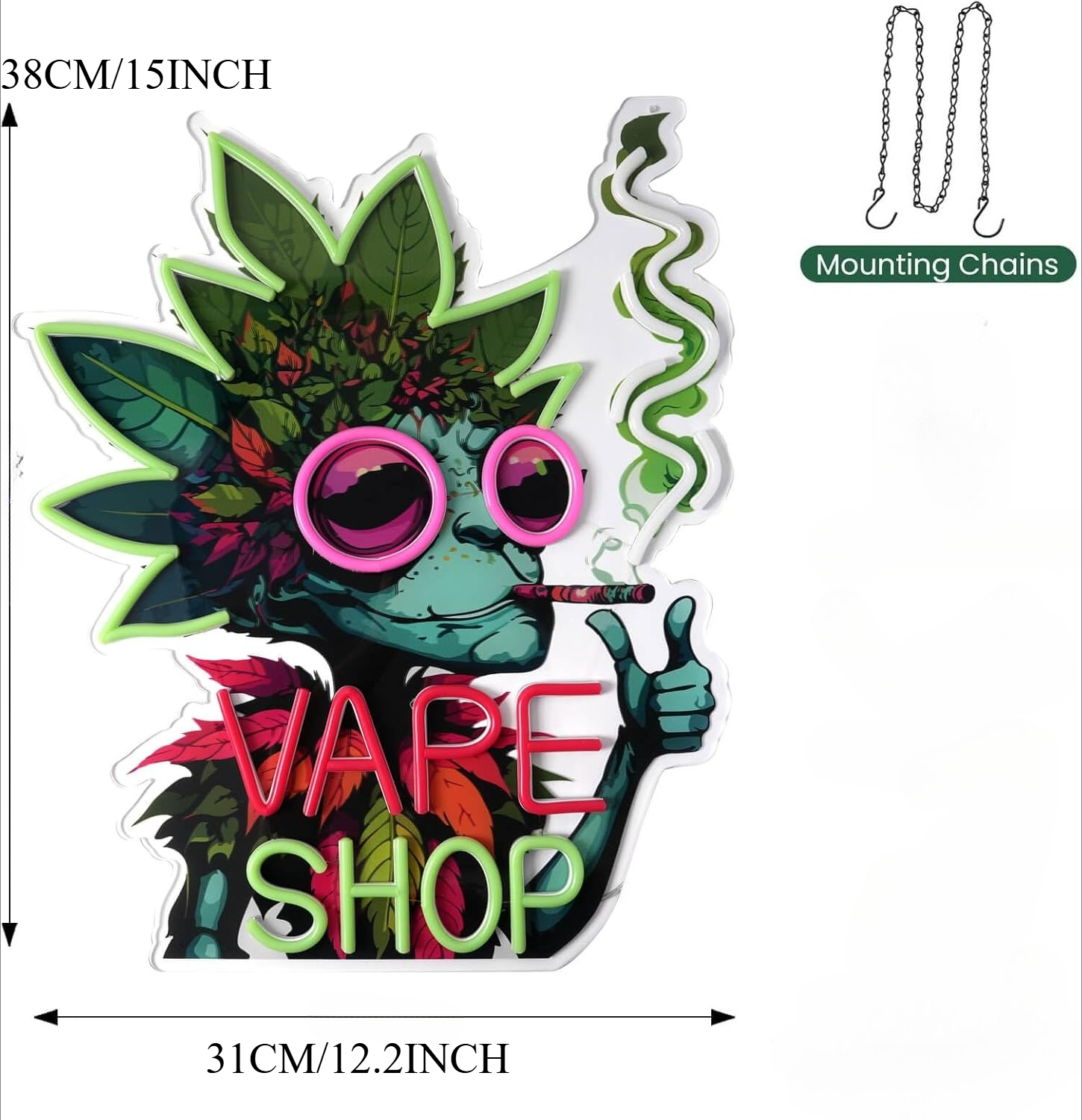VAPE SHOP Neon Sign Business A - Vaping Store 리뷰 및 가격