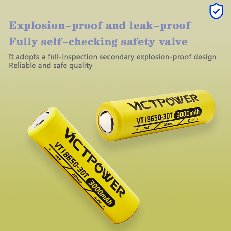 30A Continuous Drain Vicpower  - Vape Battery 18650 리뷰 및 가격