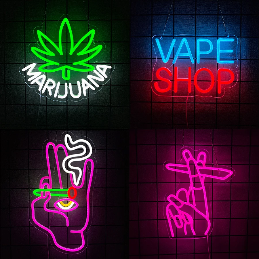 Vape Shop Neon Sign For Wall D - Vaping Store 리뷰 및 가격