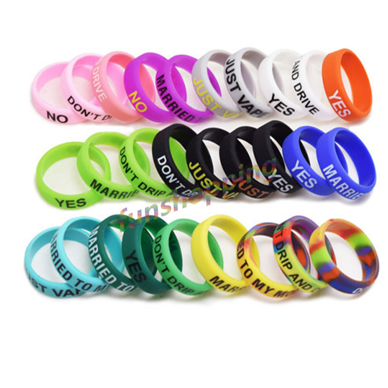 10 pcs / Lot Multi-color Anti- - Vape Band Silicone 리뷰 및 가격