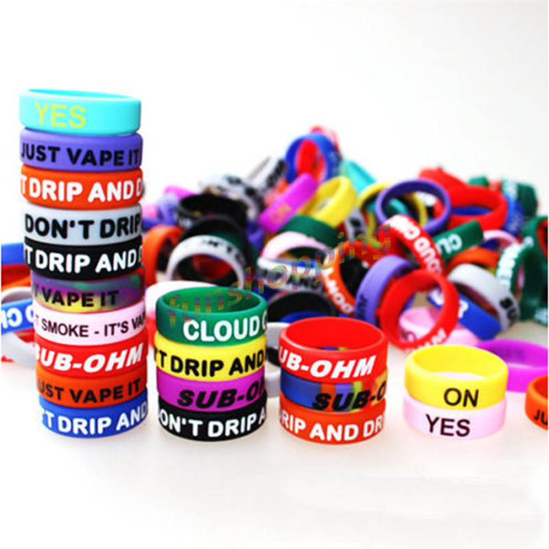 10 pcs / Lot Multi-color Anti- - Vape Band Silicone 리뷰 및 가격