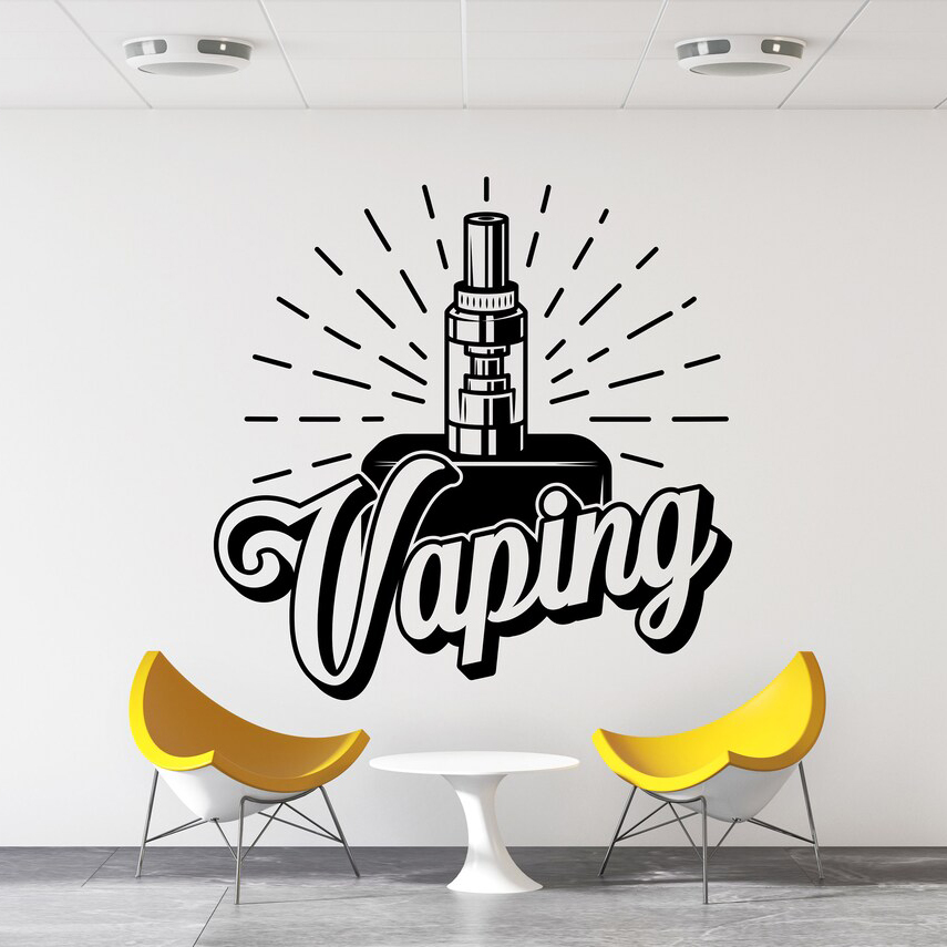 Vape Shop Wall Decal Window St - Vaping Store 리뷰 및 가격