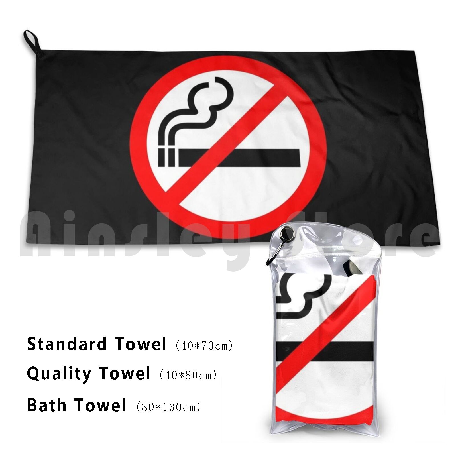 Towel No Smoking Sign 3150 Smo - Quick Vape 리뷰 및 가격