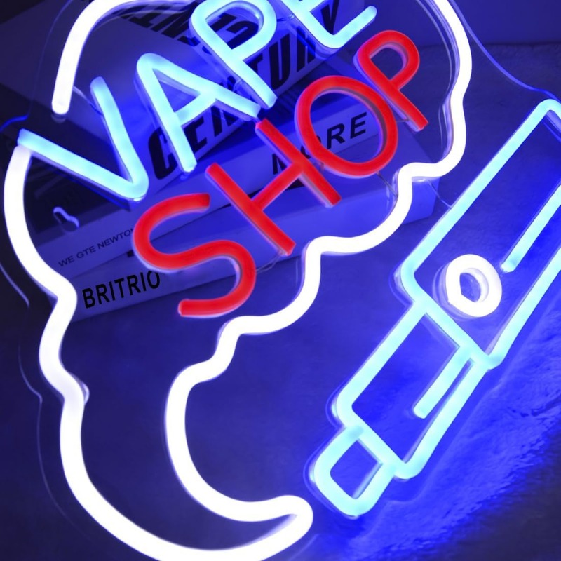 LED VAPE SHOP Smoke Neon Sign  - Vaping Store 리뷰 및 가격