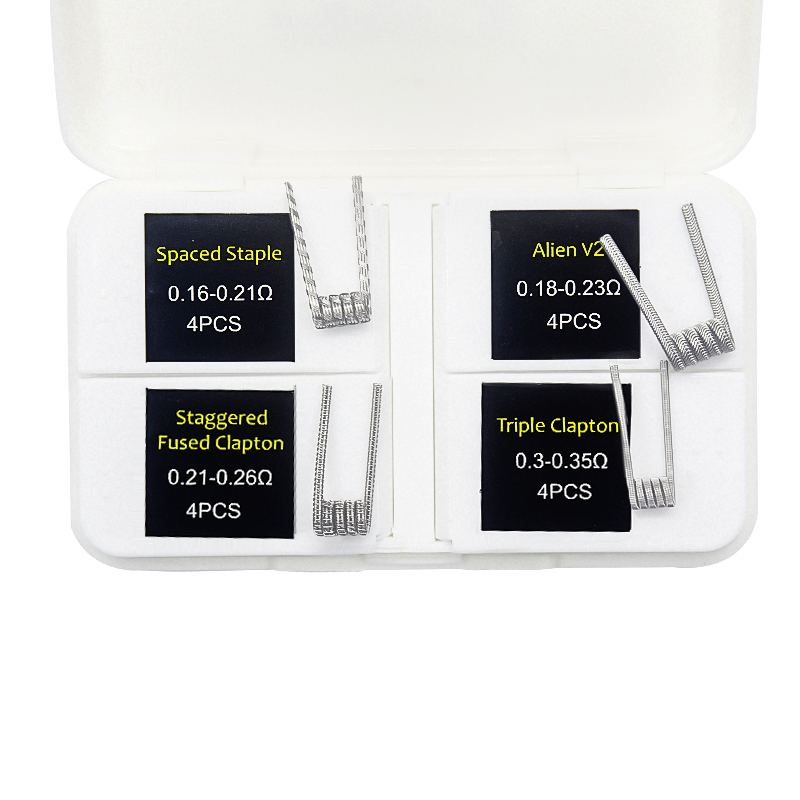 16pcs NI80 Fused Clapton Prebu - Clapton Wire Pre Built 리뷰 및 가격