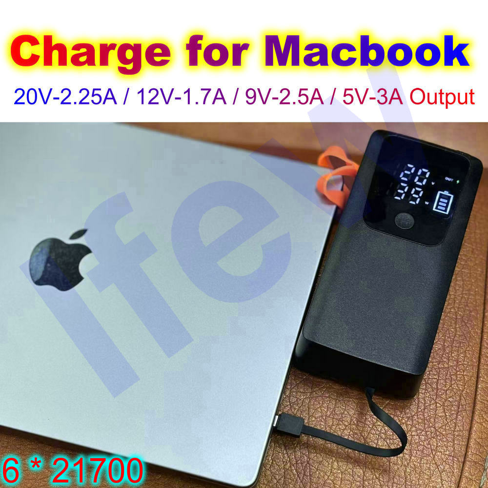 45W Power Bank Case For Macboo - Battery Case Storage 리뷰 및 가격