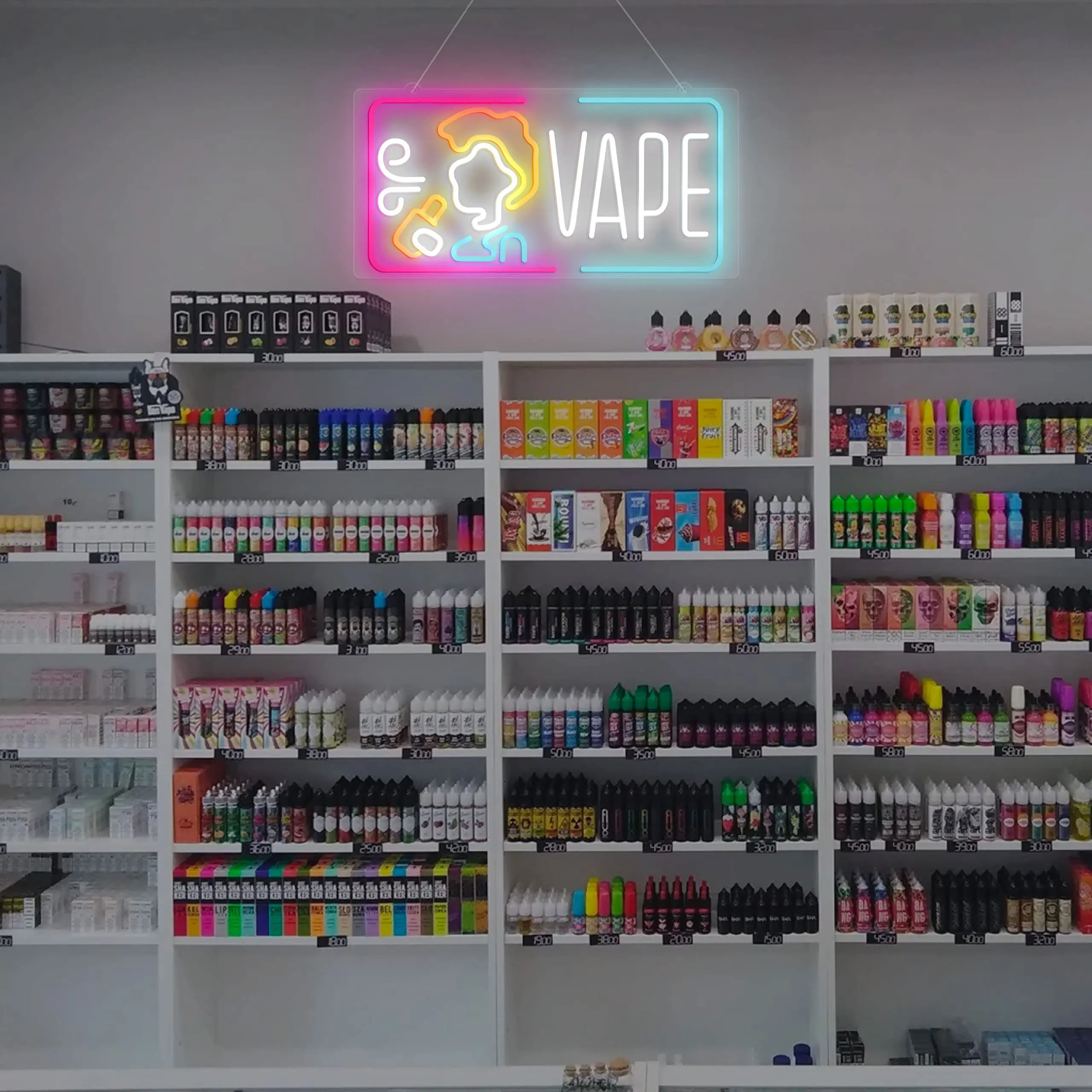 Vape Neon Sign Dimmable Smoke  - Vaping Store 리뷰 및 가격