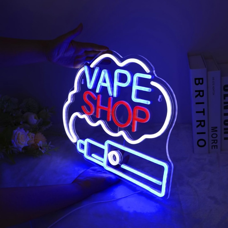LED VAPE SHOP Smoke Neon Sign  - Vaping Store 리뷰 및 가격